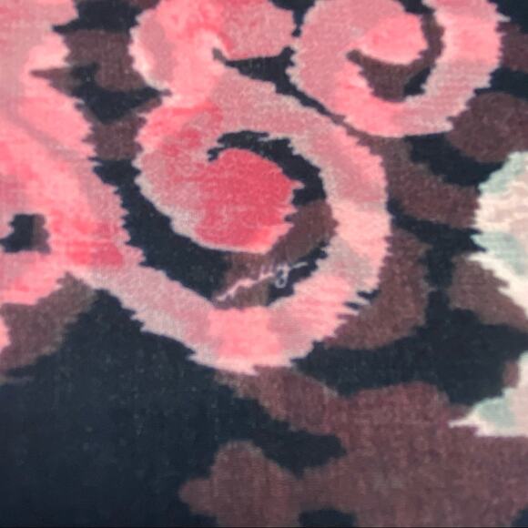 Milly x Banana Republic Women's True Navy Blue & Pink Roll Tab Tunic Top Size 2 - Picture 6 of 12